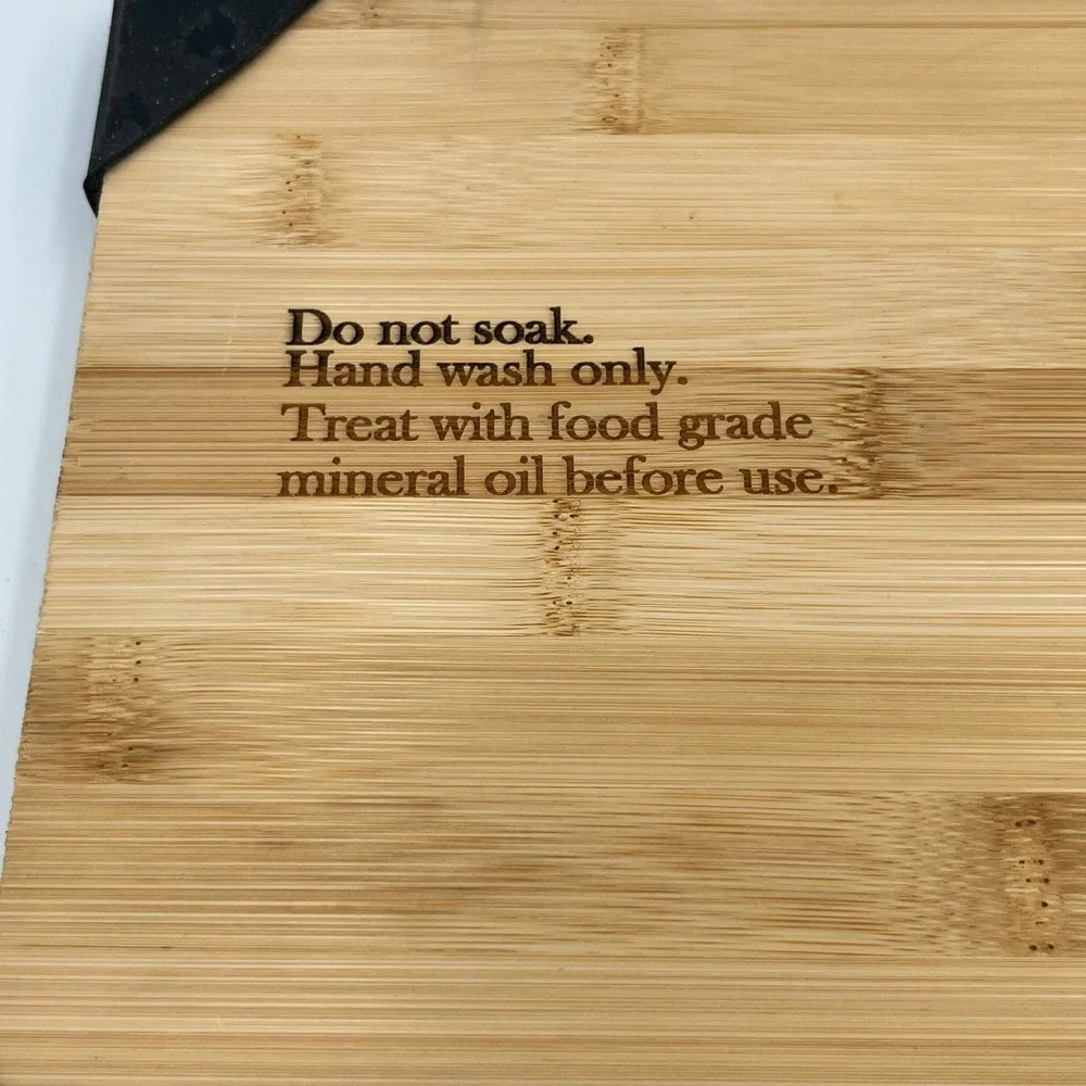My Kitchen‎ My Rules Bamboo Cutting Board Funny Grandma Gift